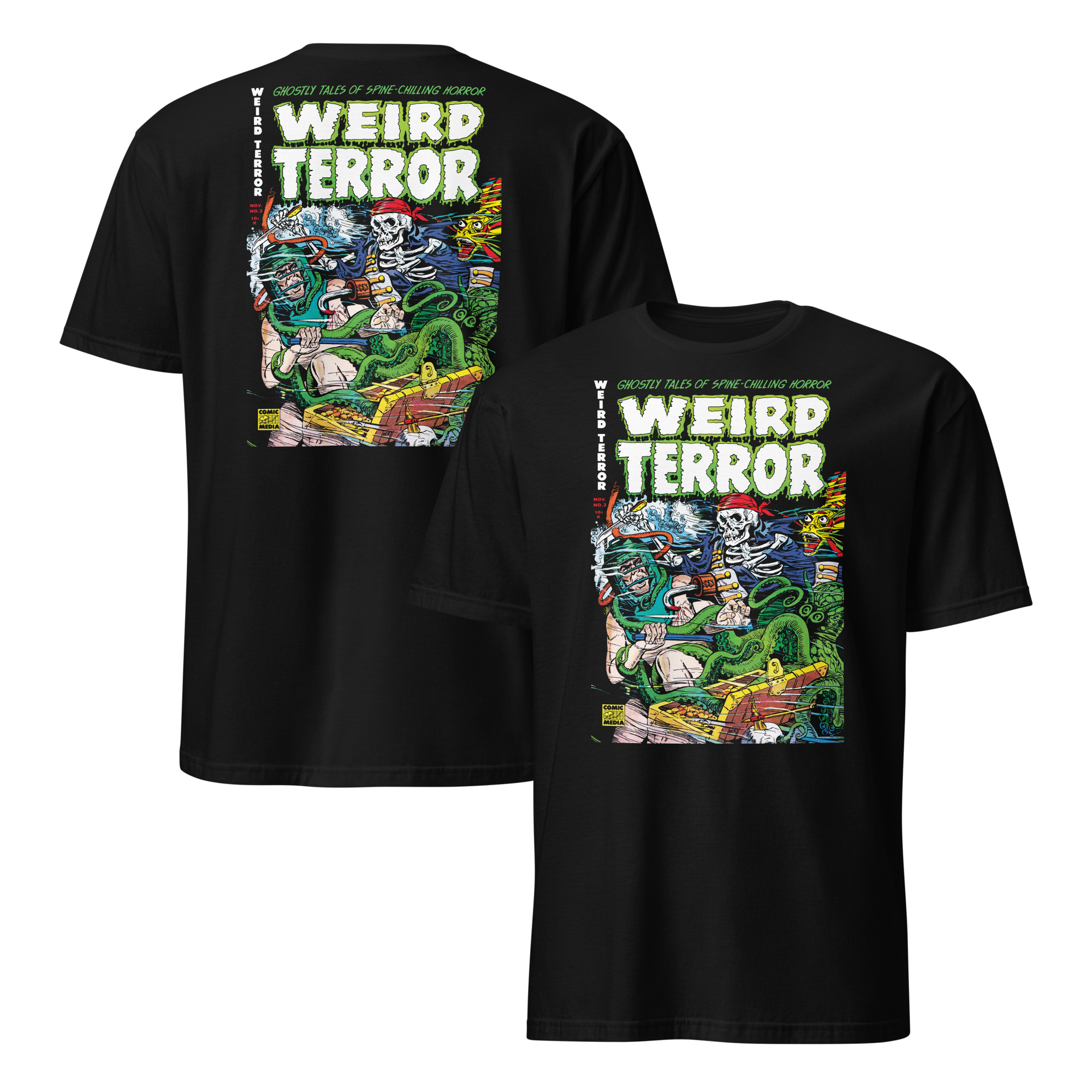 Weird Terror No. 02 DOUBLE SIDED (November 1952) Short-Sleeve Unisex T-Shirt